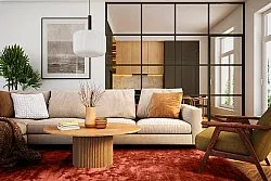 Hoogpolig vloerkleed - Aranga Super Soft Fur (rood)