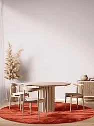 Ronde vloerkleden - Aranga Super Soft Fur (rood)