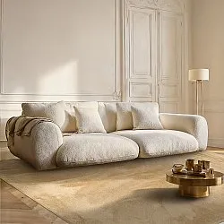 Hoogpolig vloerkleed - Aranga Super Soft Fur (donkerbeige)