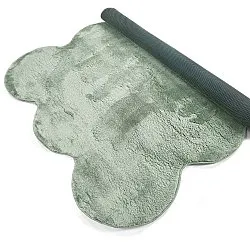 Golvend hoogpolig vloerkleed - Aranga Super Soft Fur (groente)