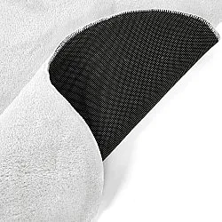 Golvend hoogpolig vloerkleed - Aranga Super Soft Fur (wit)