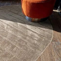 Ovaal hoogpolig vloerkleed - Aranga Super Soft Fur (bruin)