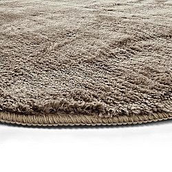 Ovaal hoogpolig vloerkleed - Aranga Super Soft Fur (bruin)