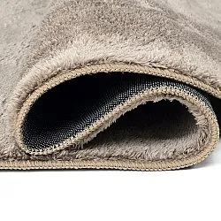 Ovaal hoogpolig vloerkleed - Aranga Super Soft Fur (bruin)