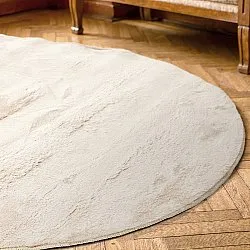 Ovaal hoogpolig vloerkleed - Aranga Super Soft Fur (beige)