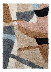 Hoogpolig vloerkleed - Cefalu Natural Cotton Shaggy (multi)