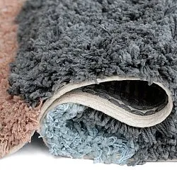 Hoogpolig vloerkleed - Cefalu Natural Cotton Shaggy (multi)