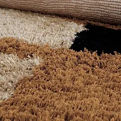 Hoogpolig vloerkleed - Cefalu Natural Cotton Shaggy (multi)