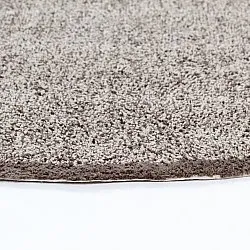 Rond vloerkleed - Celina Natural Cotton Shaggy (beige/bruin)