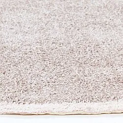 Rond vloerkleed - Celina Natural Cotton Shaggy (taupe/lavendel)