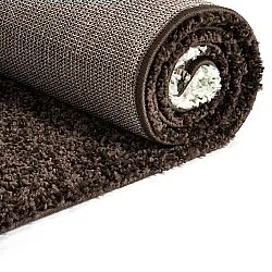 Hoogpolig vloerkleed - Chiniot (bruin/beige/wit)