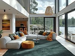 Hoogpolig vloerkleed - Cloud Super Soft (groente)