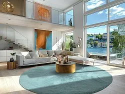 Ronde vloerkleden - Cloud Super Soft (lichtblauw)