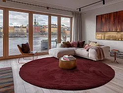 Ronde vloerkleden - Cloud Super Soft (rood)