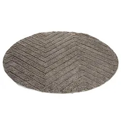 Ronde vloerkleden - Conara Natural Cotton Shaggy (taupe)