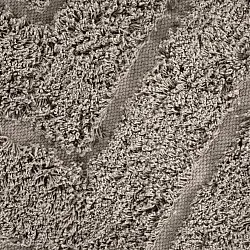 Ronde vloerkleden - Conara Natural Cotton Shaggy (taupe)