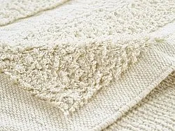 Hoogpolig vloerkleed - Cyrus Natural Cotton Shaggy (gebroken wit)