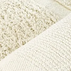 Rond vloerkleed - Cyrus Natural Cotton Shaggy (beige)