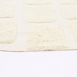 Rond vloerkleed - Cyrus Natural Cotton Shaggy (gebroken wit)