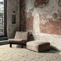 Hoogpolig vloerkleed - Fassale Hand Woven Wool Shaggy (room)