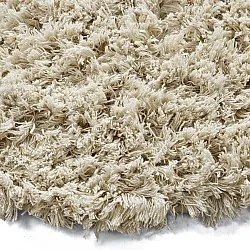 Rond vloerkleed - Fassale Hand Woven Wool Shaggy (room)