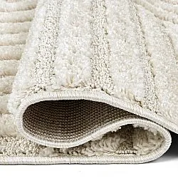 Hoogpolig vloerkleed - Fukui (gebroken wit)