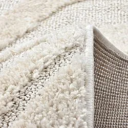 Hoogpolig vloerkleed - Gifu (gebroken wit)