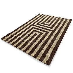 Hoogpolig vloerkleed - Imilchil (beige/bruin)