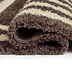 Hoogpolig vloerkleed - Imilchil (beige/bruin)