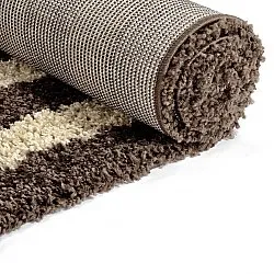 Hoogpolig vloerkleed - Imilchil (beige/bruin)