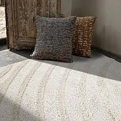 Hoogpolig vloerkleed - Iwaki (gebroken wit)