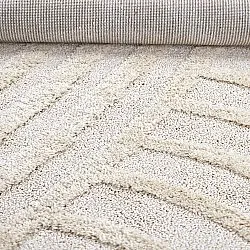 Hoogpolig vloerkleed - Iwaki (gebroken wit)