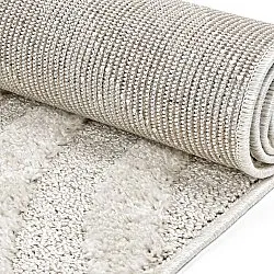 Hoogpolig vloerkleed - Iwaki (gebroken wit)