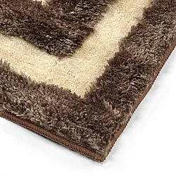 Hoogpolig vloerkleed - Karbala (beige/bruin)