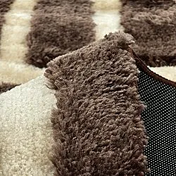 Hoogpolig vloerkleed - Karbala (beige/bruin)