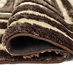 Hoogpolig vloerkleed - Karbala (beige/bruin)