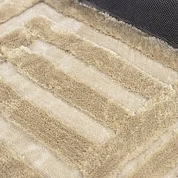 Hoogpolig vloerkleed - Karbala (crème/beige)