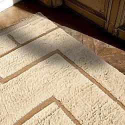 Hoogpolig vloerkleed - Kiberg Hand Woven Wool Shaggy (room)