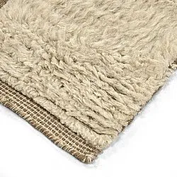 Hoogpolig vloerkleed - Kiberg Hand Woven Wool Shaggy (room)