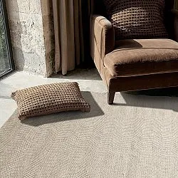 Wollen-vloerkleed - Larkana (beige/wit)