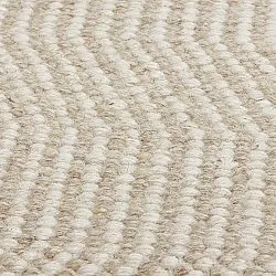 Wollen-vloerkleed - Larkana (beige/wit)