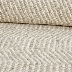 Wollen-vloerkleed - Larkana (beige/wit)