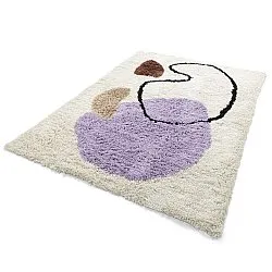 Hoogpolig vloerkleed - Naousa Natural Cotton Shaggy (multi)