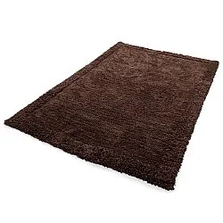 Hoogpolig vloerkleed - Molyvos Natural Cotton Shaggy (bruin)