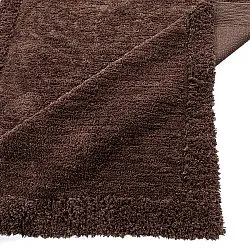 Hoogpolig vloerkleed - Molyvos Natural Cotton Shaggy (bruin)