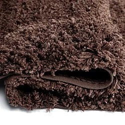Hoogpolig vloerkleed - Molyvos Natural Cotton Shaggy (bruin)