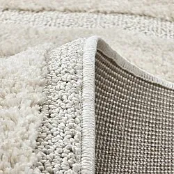 Hoogpolig vloerkleed - Naha (gebroken wit)