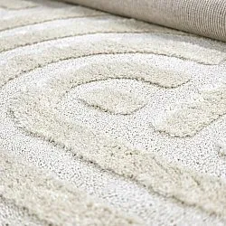 Hoogpolig vloerkleed - Naha (gebroken wit)