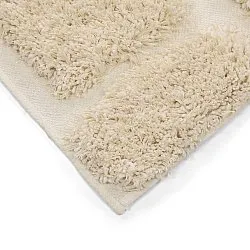 Hoogpolig vloerkleed - Otranto Natural Cotton Shaggy (gebroken wit)