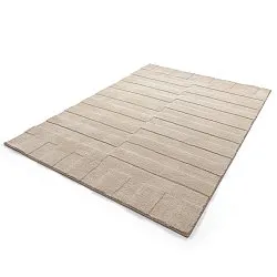 Hoogpolig vloerkleed - Paxos (beige)